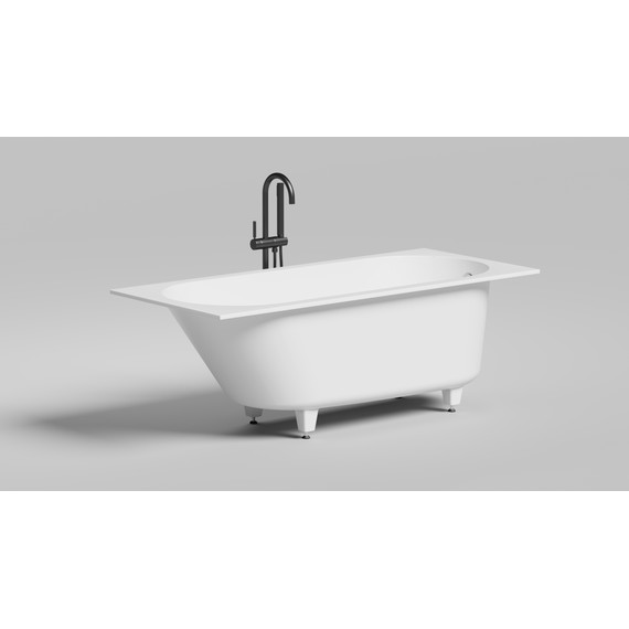 Ванна каменная Salini Ornella 160x70 см 102316M (S-Sense) матовая - фото 2