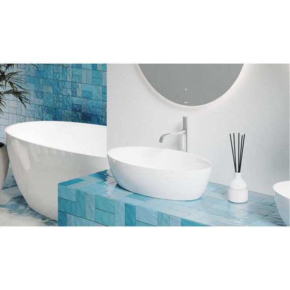 Ванна каменная Salini Alda 175x92 см 101911SM (S-Stone) матовая - фото 8