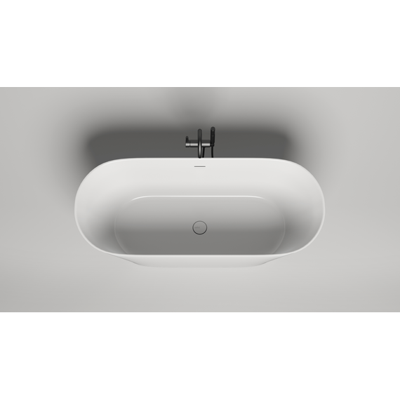 Ванна каменная Salini Mona 170x72 см 102912G (S-Sense) глянцевая - фото 3