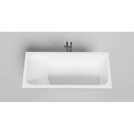 Ванна каменная Salini Orlanda 168x75 см 102127M (S-Stone) матовая - фото 3