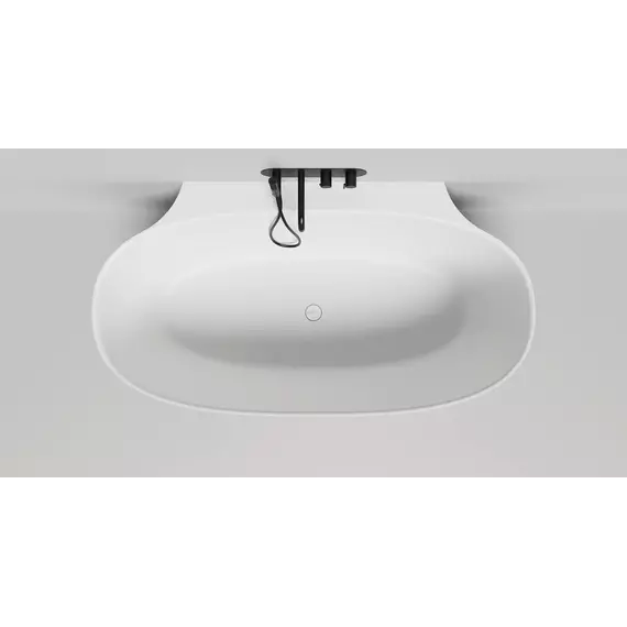 Ванна каменная Salini Alda Wall 170x90 см 101915G (S-Sense) глянцевая - фото 3