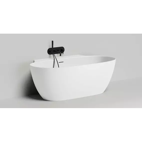 Ванна каменная Salini Alda Wall 170x90 см 101915G (S-Sense) глянцевая - фото 2