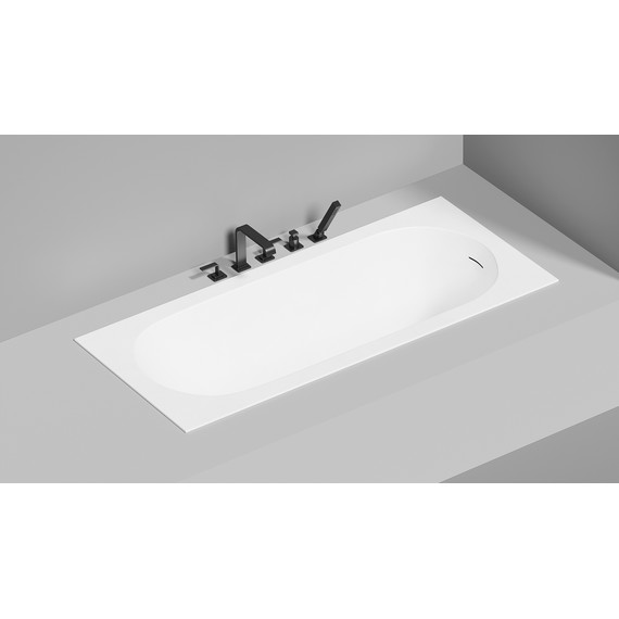 Ванна каменная Salini Ornella 169x75 см 102421M (S-Stone) матовая - фото 6