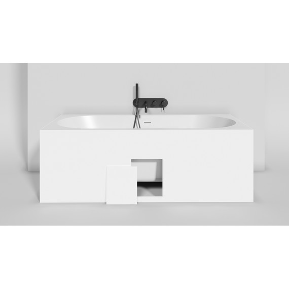 Ванна каменная Salini Ornella 180x80 см 103511M (S-Sense) матовая - фото 7