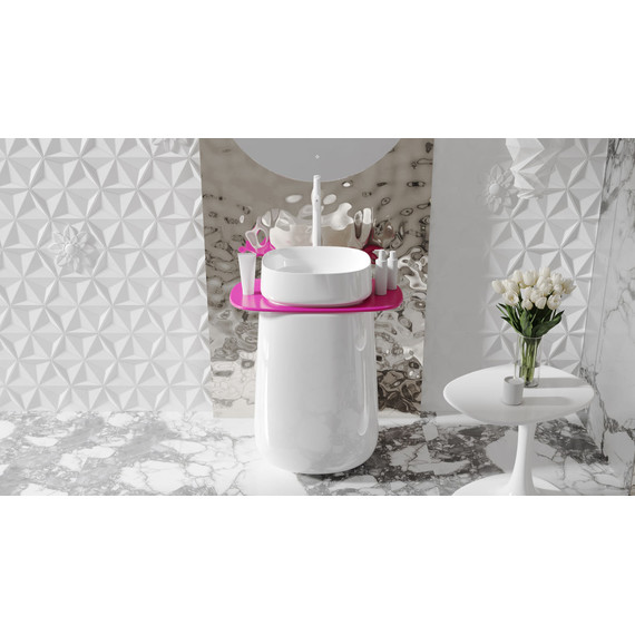 Раковина напольная Salini Oriente Totem 70 см 1303101G (S-Sense) глянцевая - фото 4