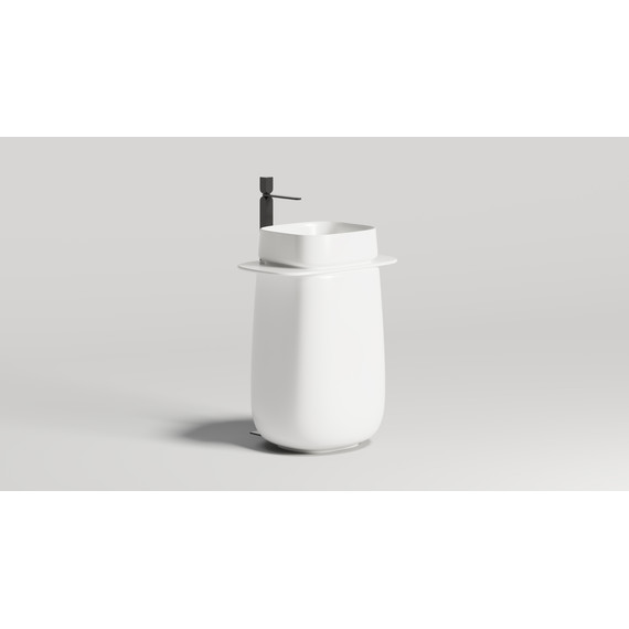 Раковина напольная Salini Oriente Totem 70 см 1303101G (S-Sense) глянцевая - фото 2