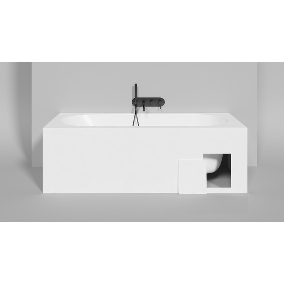 Ванна каменная Salini Ornella 170x80 см 102424M (S-Stone) матовая - фото 7