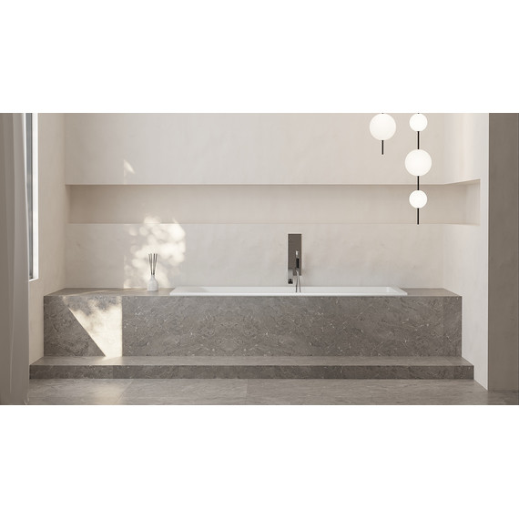 Ванна каменная Salini Cascata 170x70 см 104413M (S-Sense) матовая - фото, картинка 5 Ванна каменная Salini Cascata 170x70 см 104413M (S-Sense) матовая - фото 5