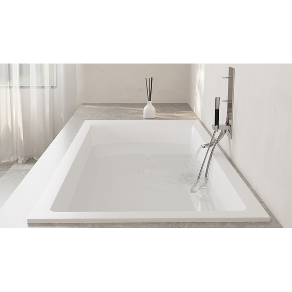 Ванна каменная Salini Cascata 170x70 см 104413M (S-Sense) матовая - фото, картинка 6 Ванна каменная Salini Cascata 170x70 см 104413M (S-Sense) матовая - фото 6