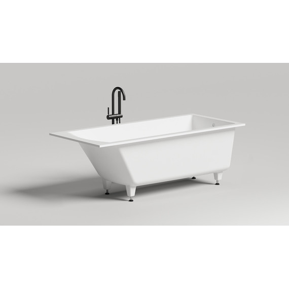 Ванна каменная Salini Cascata 170x70 см 104423M (S-Stone) матовая - фото, картинка 2 Ванна каменная Salini Cascata 170x70 см 104423M (S-Stone) матовая - фото 2