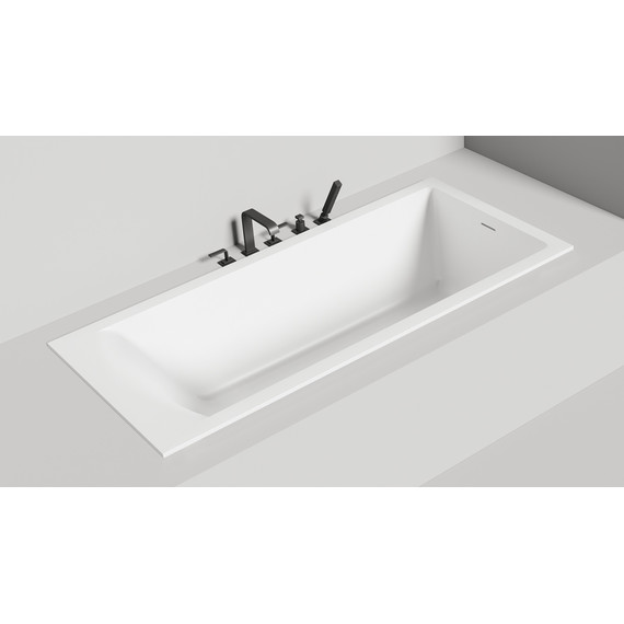 Ванна каменная Salini Cascata 180x80 см 104513M (S-Sense) матовая - фото 4