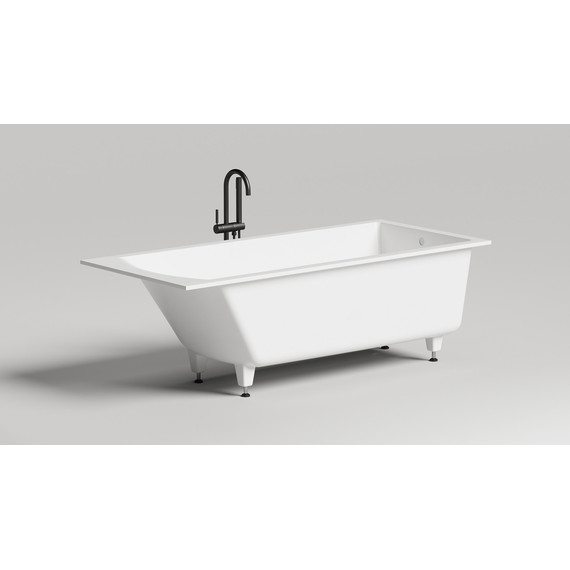 Ванна каменная Salini Cascata 180x80 см 104223M (S-Stone) матовая - фото 2