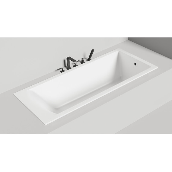 Ванна каменная Salini Cascata 180x80 см 104213G (S-Sense) глянцевая - фото 4