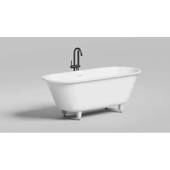 Ванна каменная Salini Ornella 170x70 см 104723M (S-Stone) матовая - фото 6