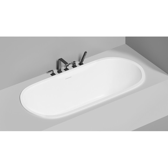 Ванна каменная Salini Ornella 190x90 см 103522M (S-Stone) матовая - фото 11