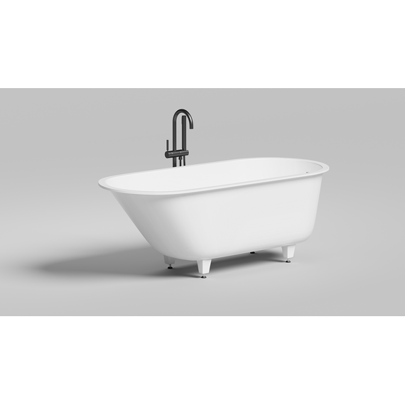 Ванна каменная Salini Ornella 170x80 см 102414G (S-Sense) глянцевая - фото 9