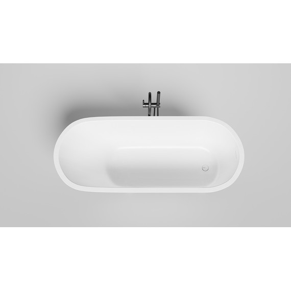 Ванна каменная Salini Ornella 180x80 см 102412G (S-Sense) глянцевая - фото 10