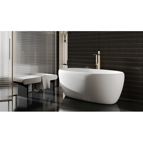 Ванна каменная Salini Luce 150x75 см 100122M (S-Stone) матовая - фото 6