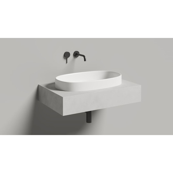 Раковина-чаша Salini Greca 65 см 1803201M (S-Stone) матовая - фото, картинка 2 Раковина-чаша Salini Greca 65 см 1803201M (S-Stone) матовая - фото 2