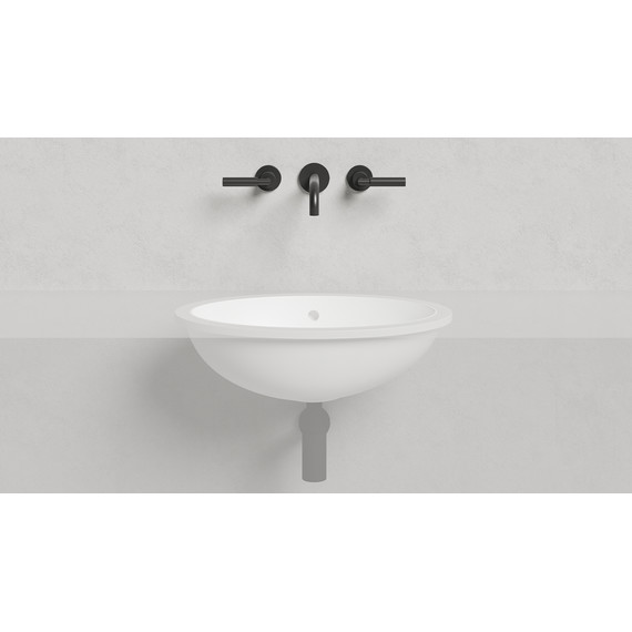 Раковина врезная под столешницу Salini Marea 12 56 см 1101209M (S-Stone) матовая - фото 2