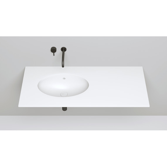 Раковина врезная под столешницу Salini Marea 12 56 см 1101209M (S-Stone) матовая - фото 6