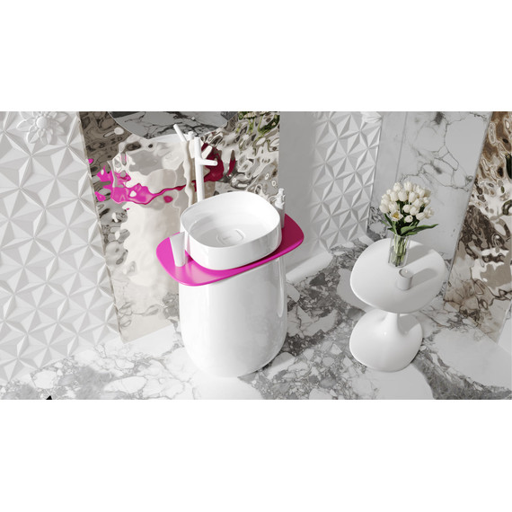 Раковина напольная Salini Oriente Totem 70 см 1303101M (S-Sense) матовая - фото 5