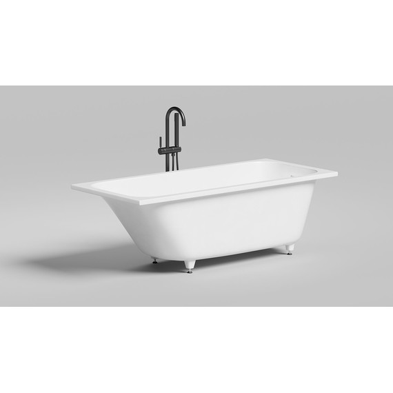 Ванна каменная Salini Orlanda 160x70 см 102115G (S-Sense) глянцевая - фото, картинка 2 Ванна каменная Salini Orlanda 160x70 см 102115G (S-Sense) глянцевая - фото 2