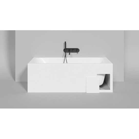 Ванна каменная Salini Orlanda 160x70 см 102115G (S-Sense) глянцевая - фото, картинка 7 Ванна каменная Salini Orlanda 160x70 см 102115G (S-Sense) глянцевая - фото 7