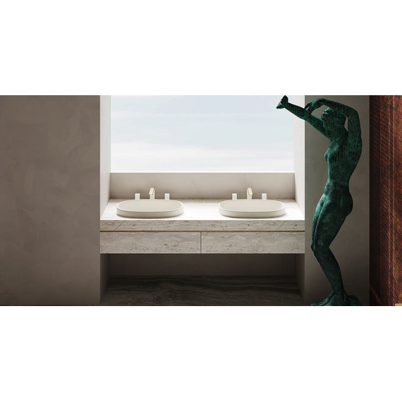 Раковина-чаша Salini Greca 65 см 1803201M (S-Stone) матовая - фото, картинка 4 Раковина-чаша Salini Greca 65 см 1803201M (S-Stone) матовая - фото 4