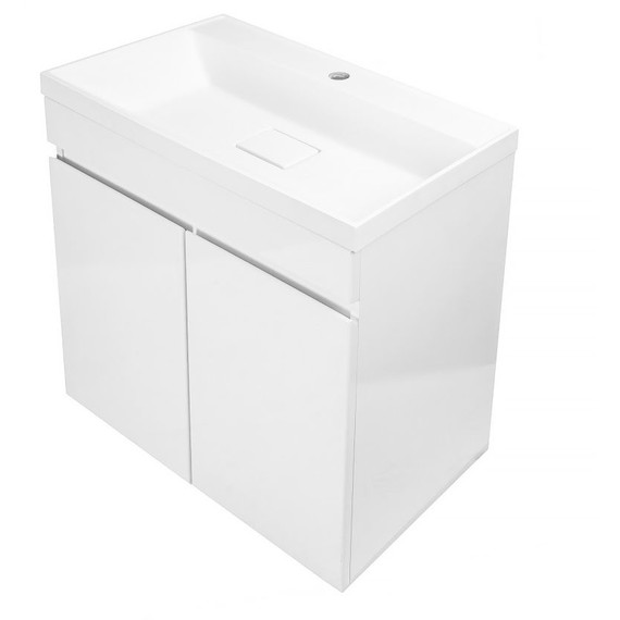 Тумба напольная с раковиной AN Сабина 60H 60 см, белый - фото 4