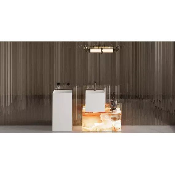 Раковина напольная Salini Armonia Square 01 45 см 130511G (S-Sense) глянцевая - фото 5