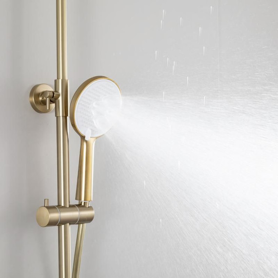 Душевая стойка Frap H88 F2488-3, золото сатин - фото 10