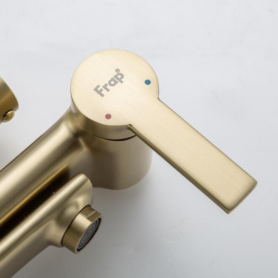 Душевая стойка Frap H88 F2488-3, золото сатин - фото 29