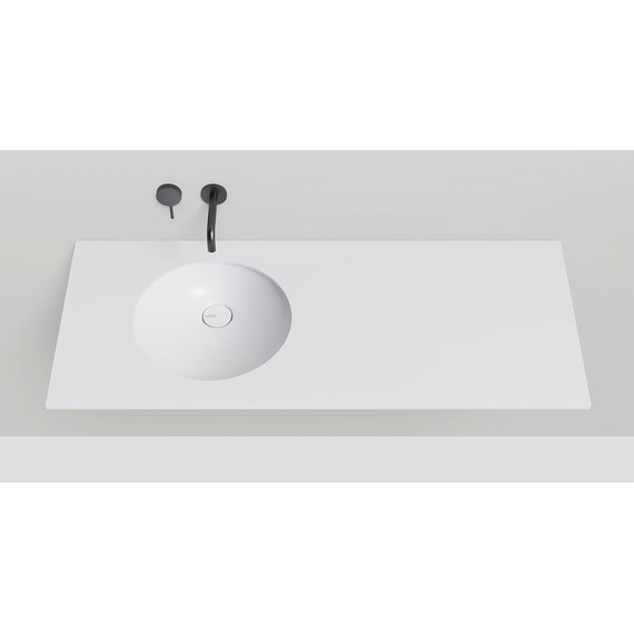 Раковина врезная под столешницу Salini Marea 08 42 см 1802208M (S-Stone) матовая - фото 6