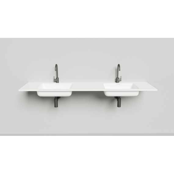 Раковина подвесная Salini Onda 180 180 см 1402202M (S-Stone) матовая - фото 2