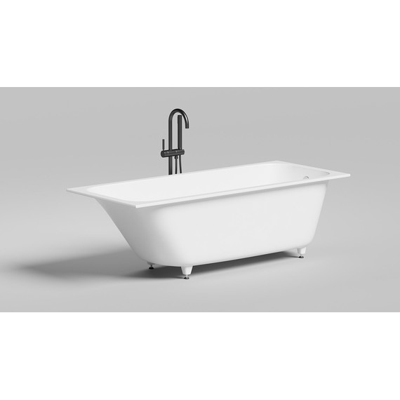 Ванна каменная Salini Orlanda 170x70 см 102011M (S-Sense) матовая - фото 