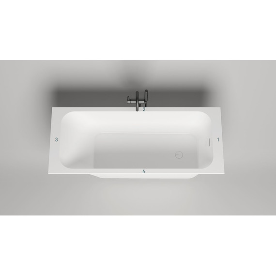 Ванна каменная Salini Orlanda 170x70 см 102111M (S-Sense) матовая - фото 7