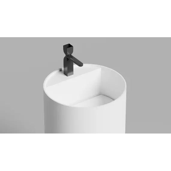 Раковина напольная Salini Armonia Round Top 01 45 см 130421TM (S-Stone) матовая - фото 2