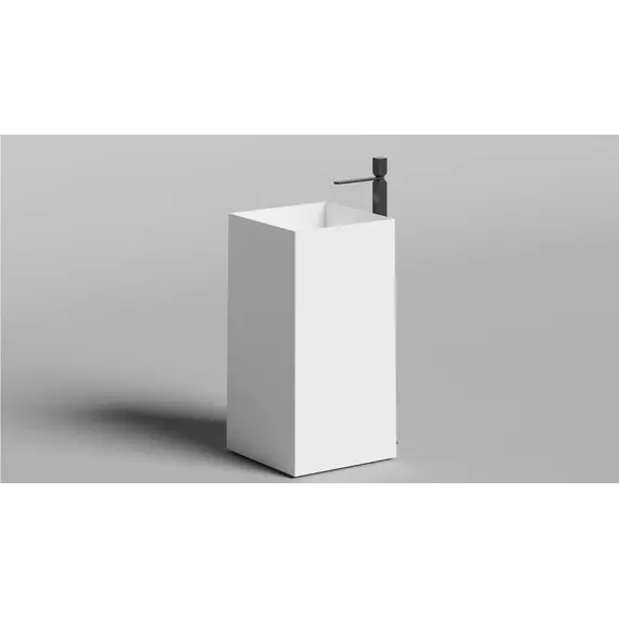 Раковина напольная Salini Armonia Square 01 45 см 130511G (S-Sense) глянцевая - фото 2