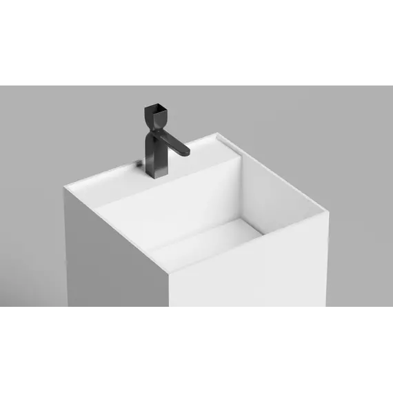 Раковина напольная Salini Armonia Square Top 01 45 см 130521TM (S-Stone) матовая - фото 2