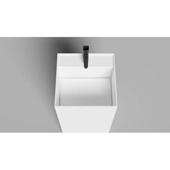 Раковина напольная Salini Armonia Square Top 01 45 см 130521TM (S-Stone) матовая - фото 3