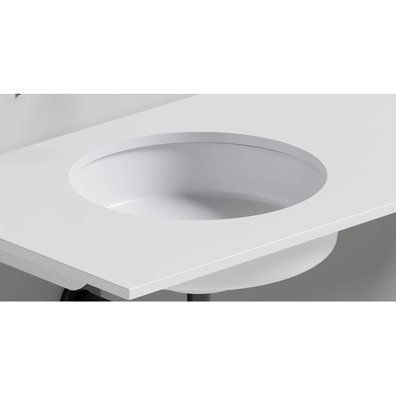 Раковина врезная под столешницу Salini Marea 04 42 см 1802204M (S-Stone) матовая - фото 6