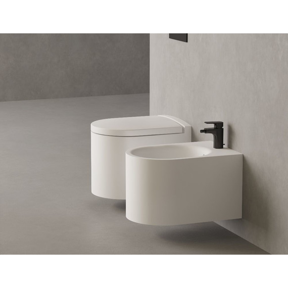 Унитаз подвесной безободковый Salini Gemelli 240121KMF с крышкой микролифт (S-Stone) RAL полностью - фото 2