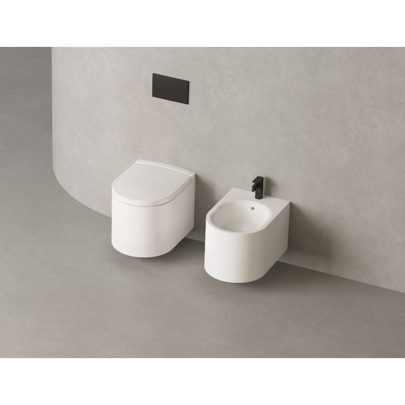 Унитаз подвесной безободковый Salini Gemelli 240121KM с крышкой микролифт (S-Stone) белый матовый - фото 3