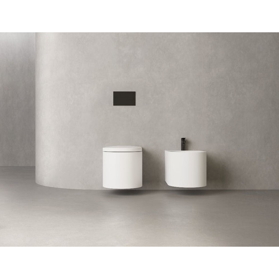 Унитаз подвесной безободковый Salini Gemelli 240121KM с крышкой микролифт (S-Stone) белый матовый - фото 5