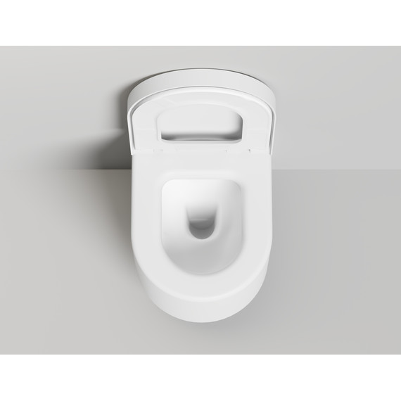 Унитаз подвесной безободковый Salini Gemelli 240121KSMF с крышкой микролифт (S-Stone) RAL полностью - фото 3