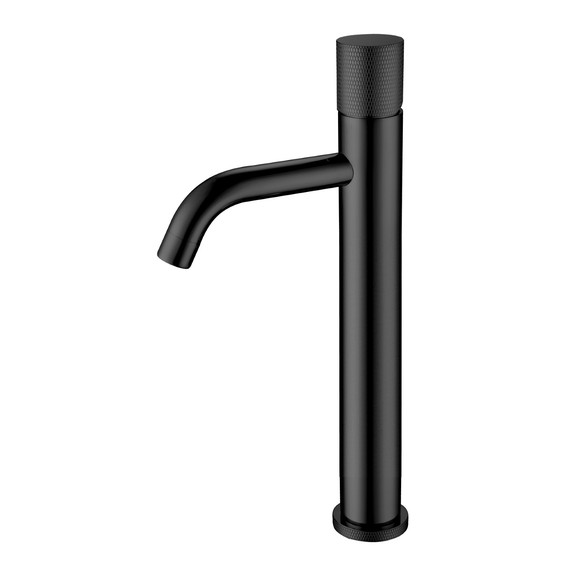 Смеситель для раковины высокий Boheme Stick 122-BB.2, чёрный матовый - фото 
