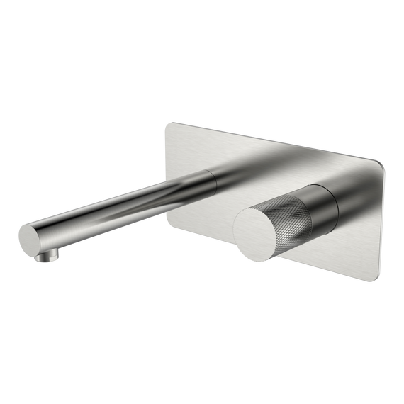 Смеситель для раковины настенный Boheme Stick 125-NB.2 (со скрытой частью) никель - фото 