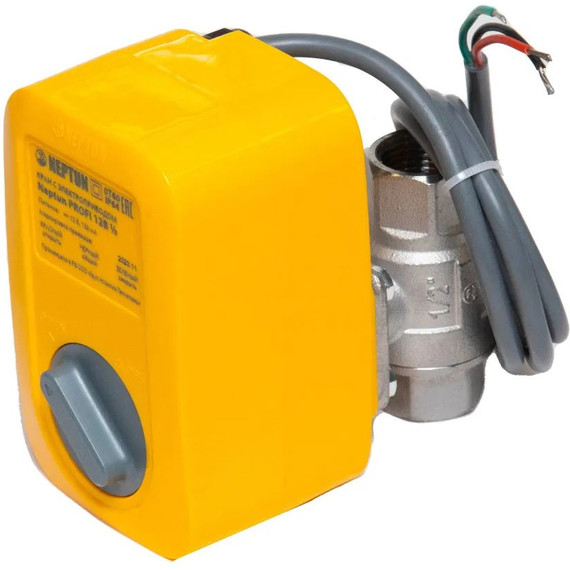 Кран шаровой с электроприводом Neptun PROFI 12В 1/2 Нептун Профи 100035685300 - фото 2