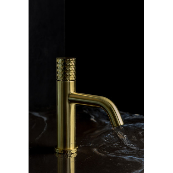 Смеситель для раковины Boheme Stick 121-MG, золото матовое - фото 2